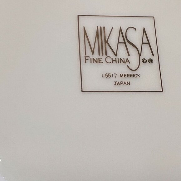 Vtg Mikasa Merrick Cup and Saucer Set Of 2 L5517 Floral Gold Trim Japan - Picture 4 of 12